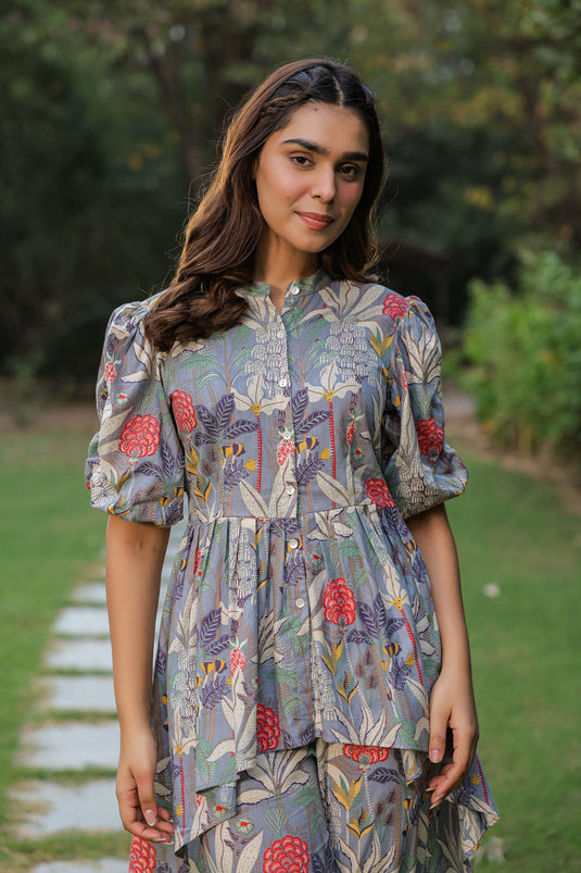 Mist Cotton Co-Ord Set